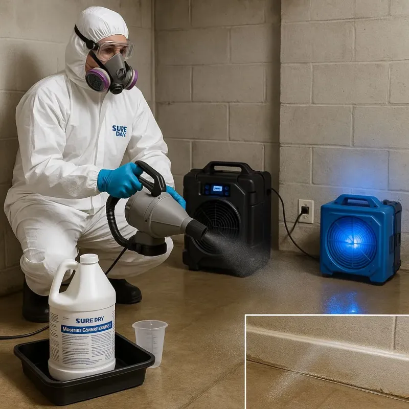 Sanitization and Odor Removal process in Craig Beach, OH