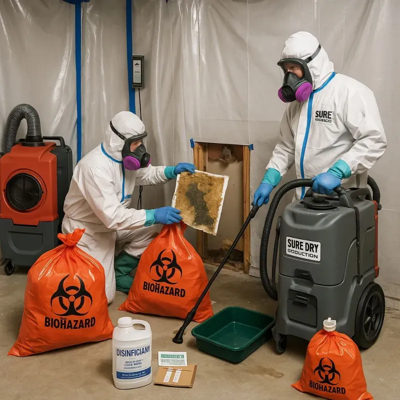 Contaminated Water Handling Protocols process in Craig Beach, OH
